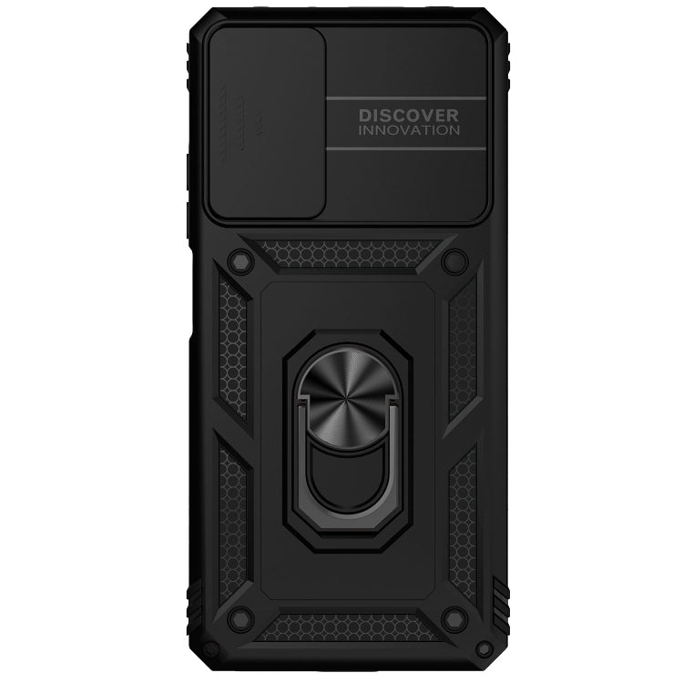 SLIDING ARMOR Tvrdený kryt pre Xiaomi Redmi Note 11 Pro 5G / Note 11 Pro - čierny