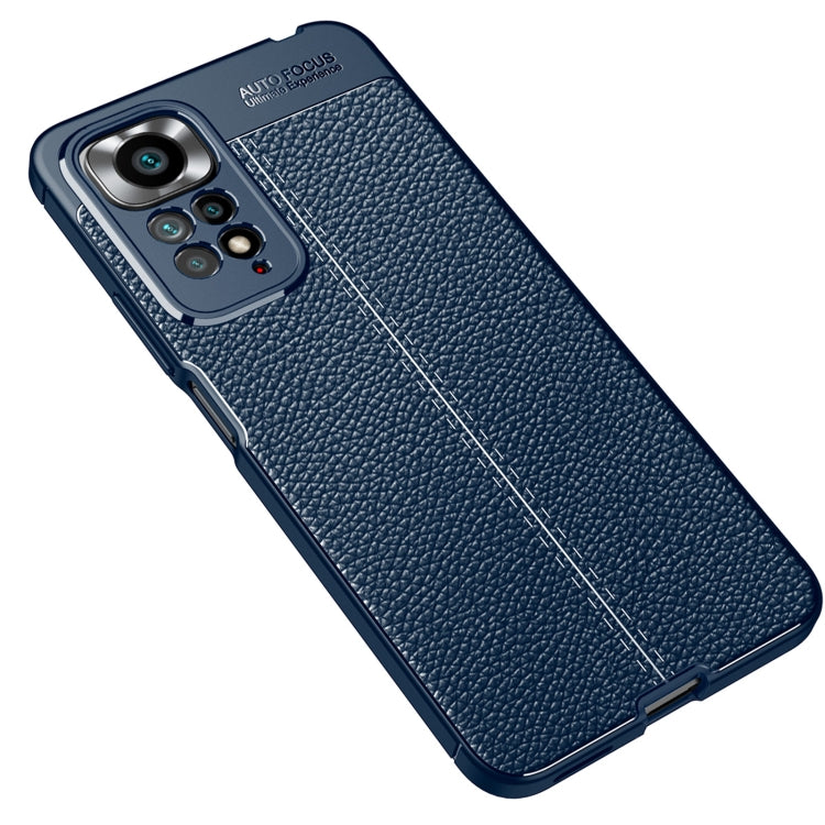 LITCHI Zadný obal pre Xiaomi Redmi Note 11 Pro 5G / Note 11 Pro - modrý