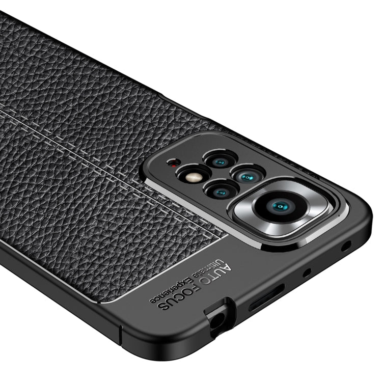 LITCHI Zadný obal pre Xiaomi Redmi Note 11 Pro 5G / Note 11 Pro - modrý
