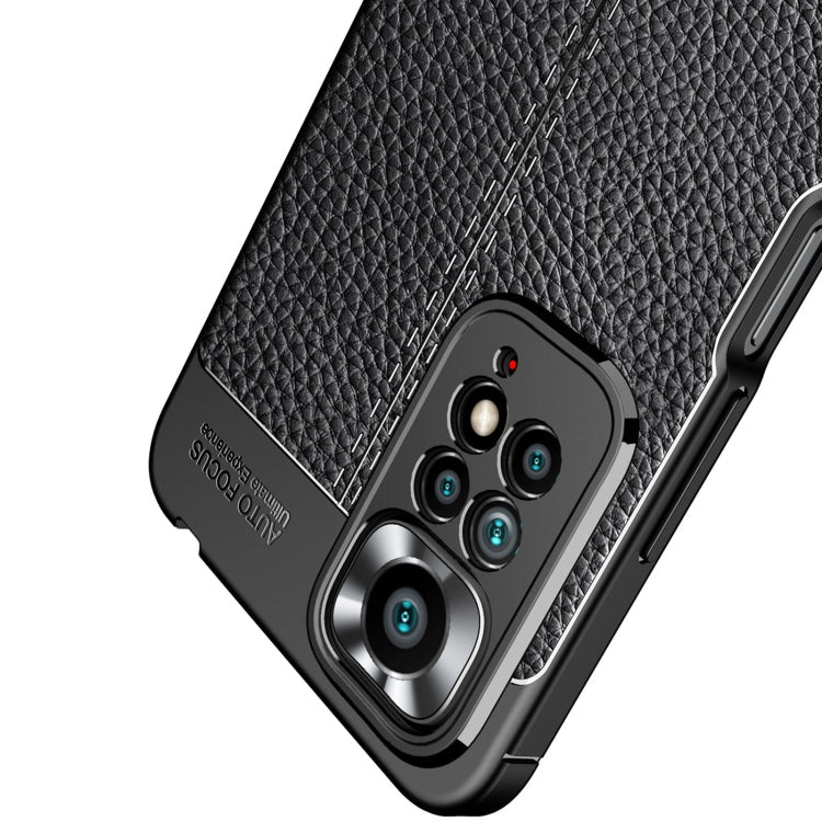 LITCHI Zadný obal pre Xiaomi Redmi Note 11 Pro 5G / Note 11 Pro - čierny
