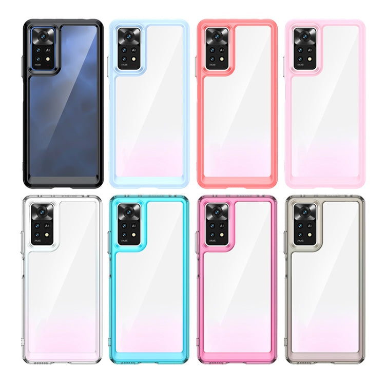 ACRYLIC Zadný kryt pre Xiaomi Redmi Note 11 Pro 5G / Note 11 Pro - čierny