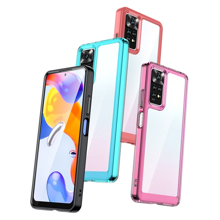 ACRYLIC Zadný kryt pre Xiaomi Redmi Note 11 Pro 5G / Note 11 Pro - čierny