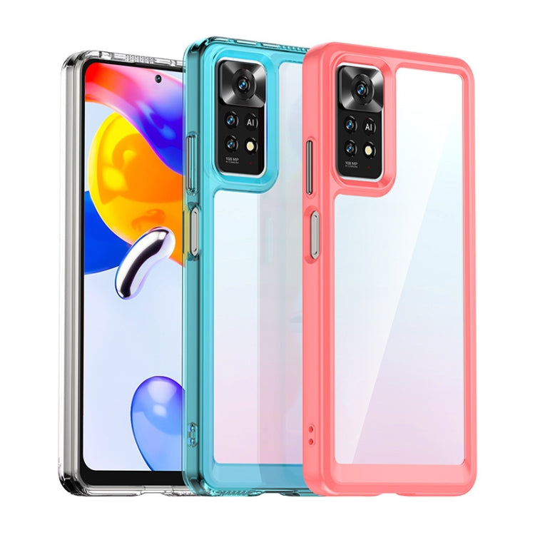 ACRYLIC Zadný kryt pre Xiaomi Redmi Note 11 Pro 5G / Note 11 Pro - čierny