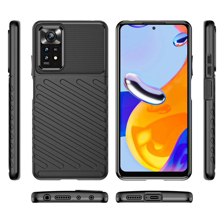 THUNDER Ochranný kryt pre Xiaomi Redmi Note 11 Pro 5G / Note 11 Pro - čierny