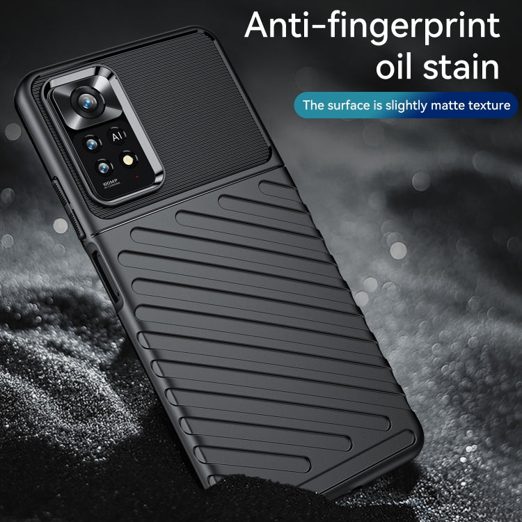 THUNDER Ochranný kryt pre Xiaomi Redmi Note 11 Pro 5G / Note 11 Pro - čierny
