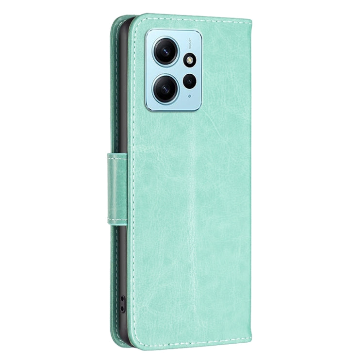 BUTTERFLY Knižkové puzdro pre Xiaomi Redmi Note 12 4G - zelené