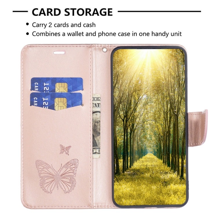 BUTTERFLY Knižkové puzdro pre Xiaomi Redmi Note 12 4G - ružové