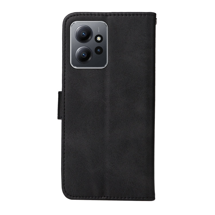 CALF Knižkové puzdro pre Xiaomi Redmi Note 12 4G - čierne
