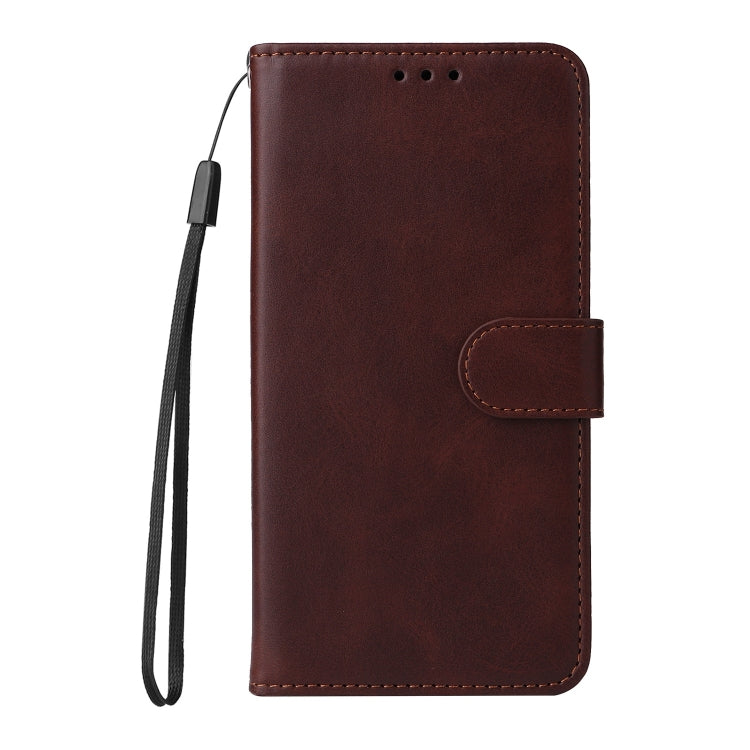 CALF Knižkové puzdro pre Xiaomi Redmi Note 12 4G - tmavo hnedé