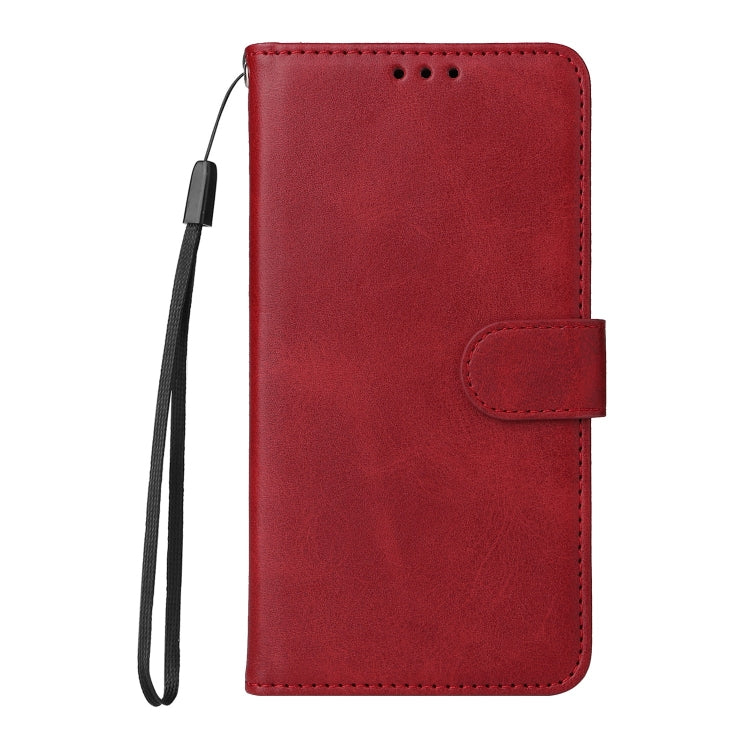 CALF Knižkové puzdro pre Xiaomi Redmi Note 12 4G - červené