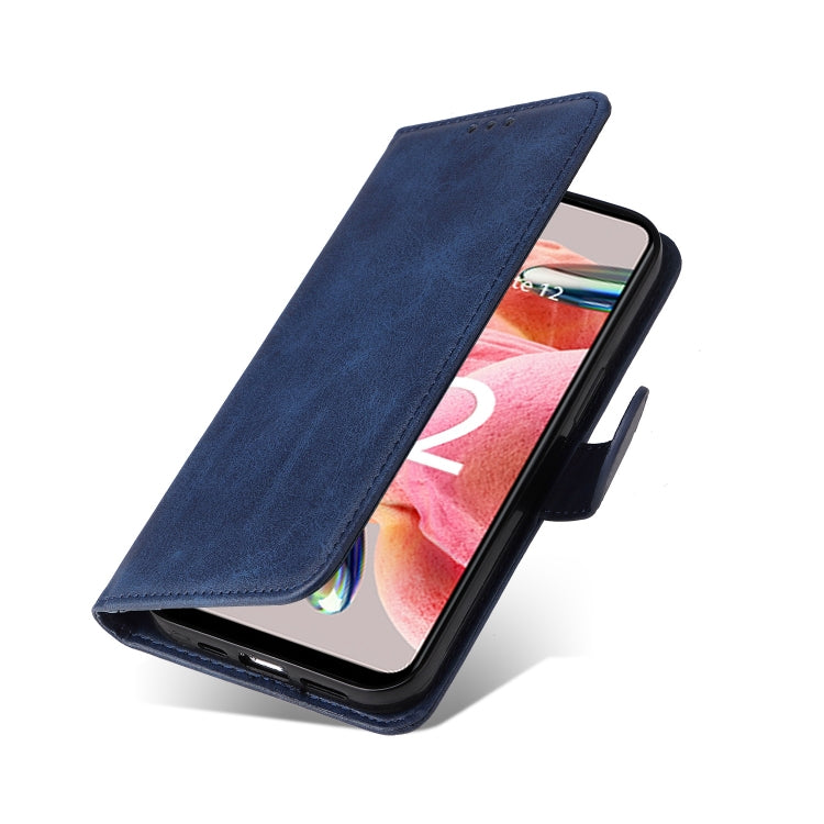 CALF Knižkové puzdro pre Xiaomi Redmi Note 12 4G - modré