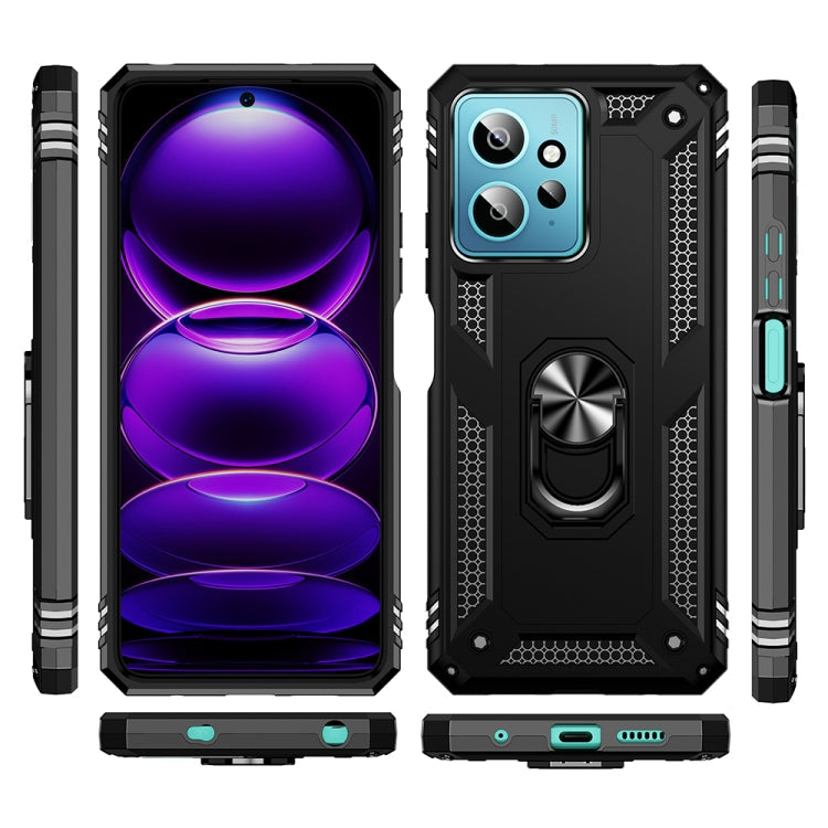 RING ARMOR Tvrdený kryt pre Xiaomi Redmi Note 12 4G - čierny