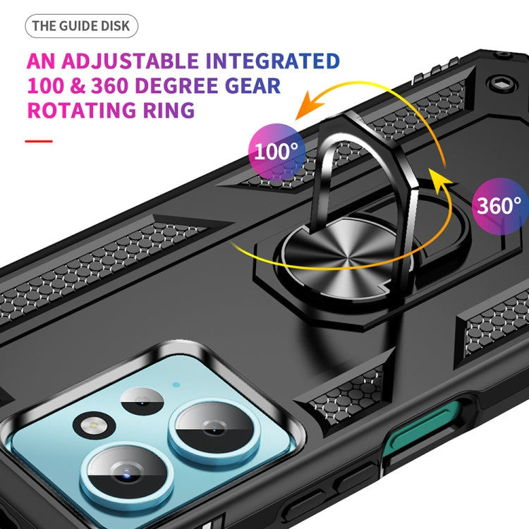 RING ARMOR Tvrdený kryt pre Xiaomi Redmi Note 12 4G - čierny