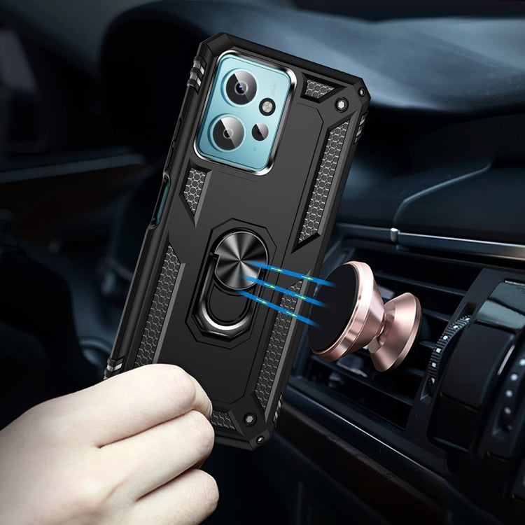 RING ARMOR Tvrdený kryt pre Xiaomi Redmi Note 12 4G - čierny