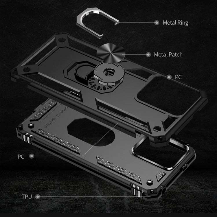 RING ARMOR Tvrdený kryt pre Xiaomi Redmi Note 12 4G - čierny