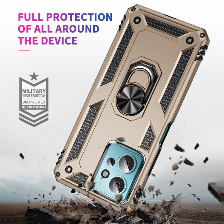 RING ARMOR Tvrdený kryt pre Xiaomi Redmi Note 12 4G - zlatý
