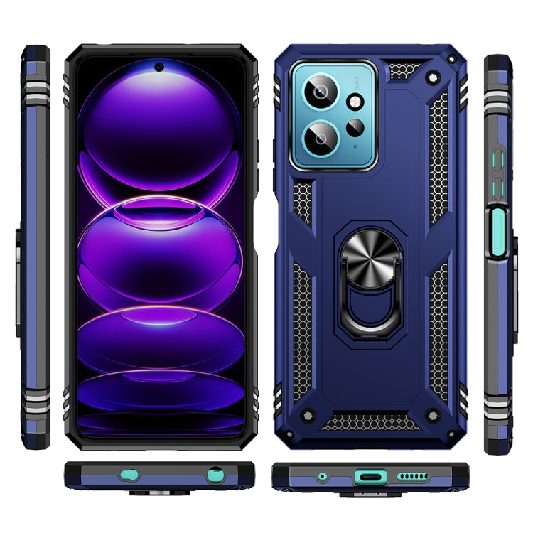 RING ARMOR Tvrdený kryt pre Xiaomi Redmi Note 12 4G - modrý