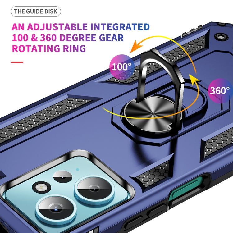 RING ARMOR Tvrdený kryt pre Xiaomi Redmi Note 12 4G - modrý