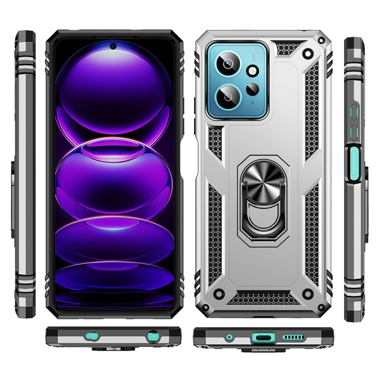 RING ARMOR Tvrdený kryt pre Xiaomi Redmi Note 12 4G - sivý
