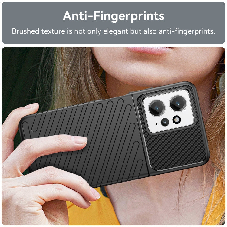 THUNDER Ochranný kryt pre Xiaomi Redmi Note 12 4G - čierny