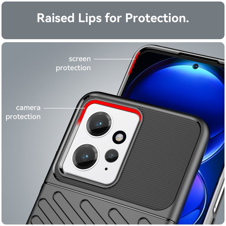 THUNDER Ochranný kryt pre Xiaomi Redmi Note 12 4G - čierny