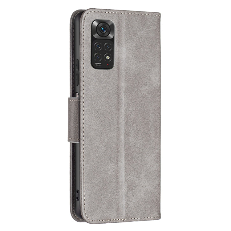 LAMBSKIN Knižkové puzdro pre Xiaomi Redmi Note 12S - sivé