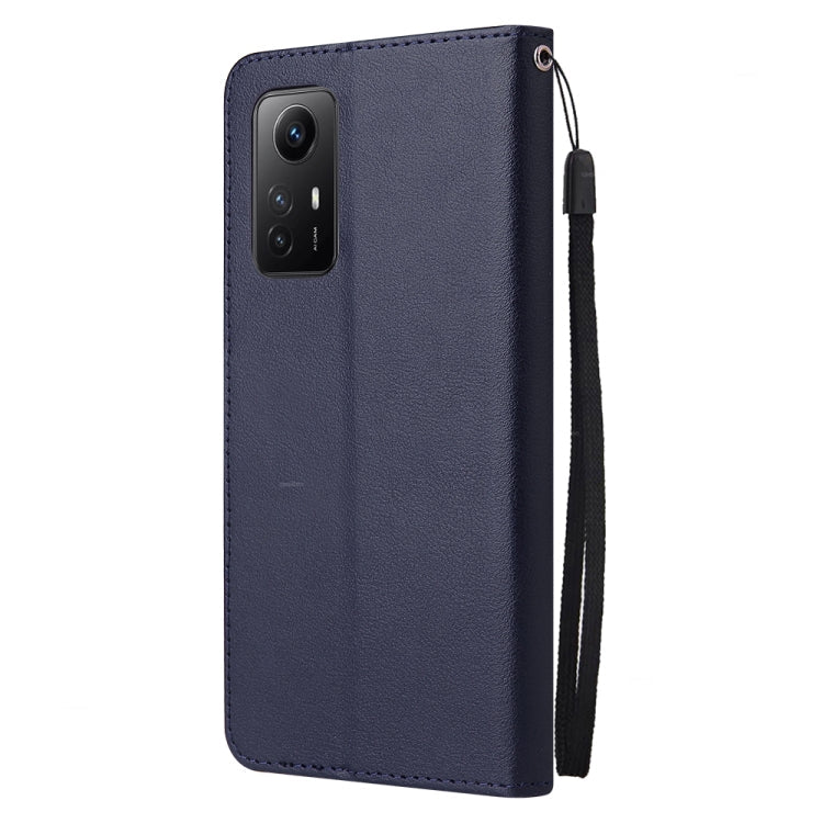 SOLID Knižkové puzdro pre Xiaomi Redmi Note 12S - modré