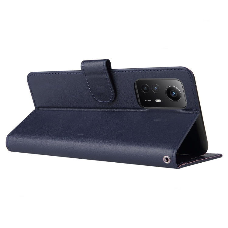 SOLID Knižkové puzdro pre Xiaomi Redmi Note 12S - modré