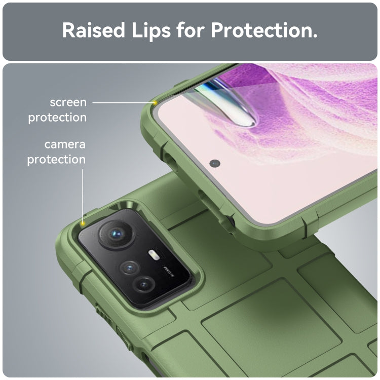 RUGGED Zadný kryt pre Xiaomi Redmi Note 12S - zelený