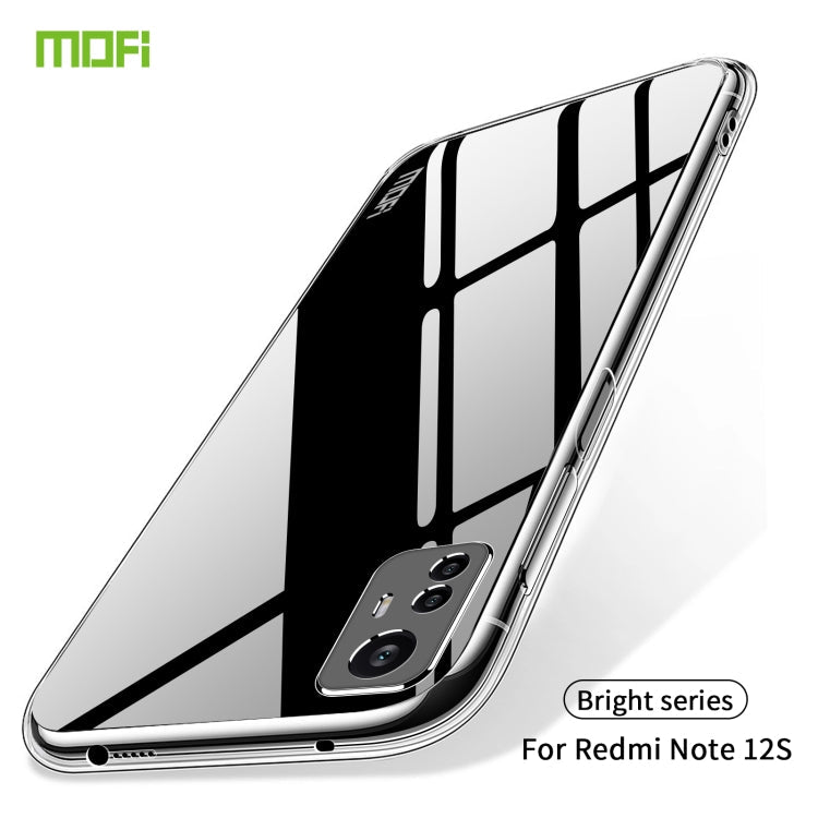 TRANSPARENTNÝ Silikónový obal pre Xiaomi Redmi Note 12S - priesvitný