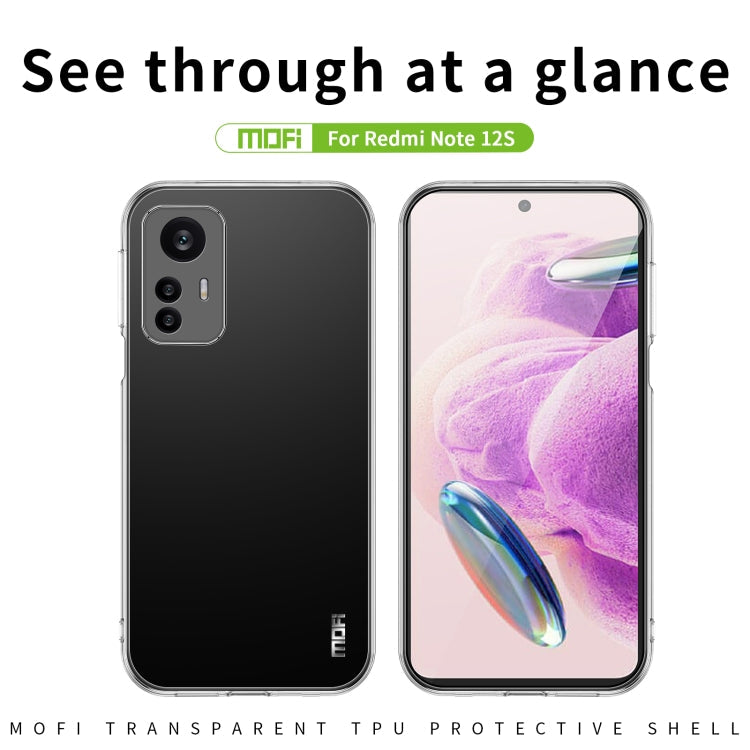 TRANSPARENTNÝ Silikónový obal pre Xiaomi Redmi Note 12S - priesvitný