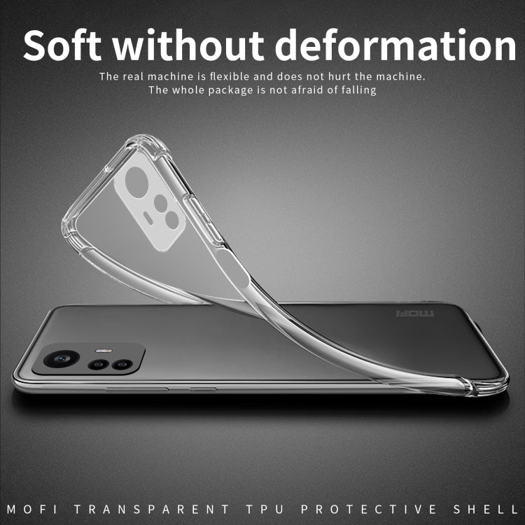 TRANSPARENTNÝ Silikónový obal pre Xiaomi Redmi Note 12S - priesvitný