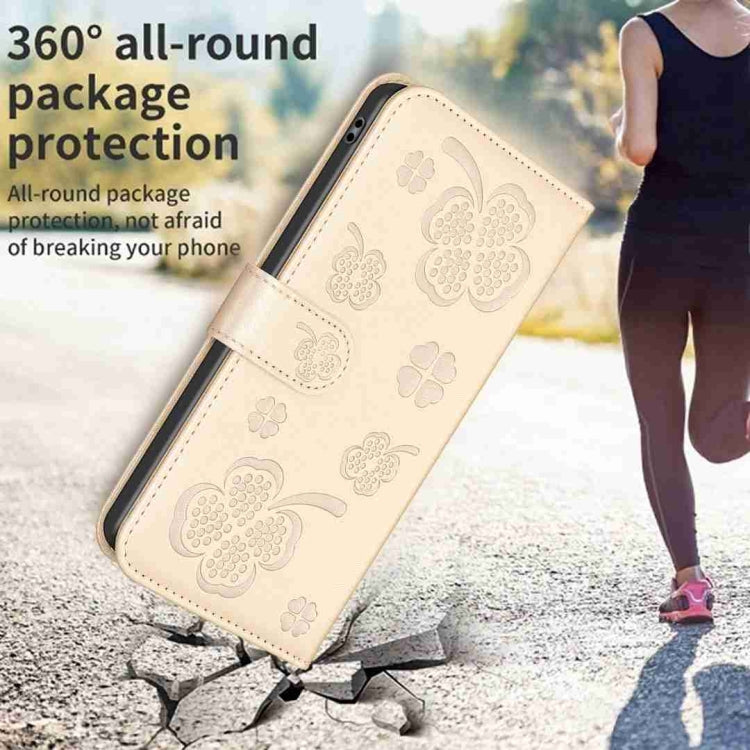 LEAF Knižkové puzdro pre Xiaomi Redmi Note 12 5G - zlaté