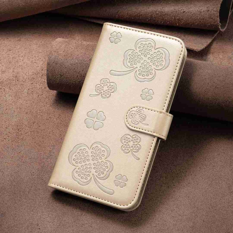 LEAF Knižkové puzdro pre Xiaomi Redmi Note 12 5G - zlaté