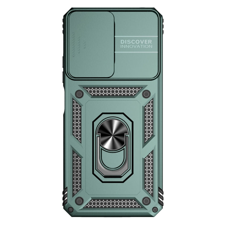 SLIDING ARMOR Tvrdený kryt pre Xiaomi Redmi Note 12 5G - zelený