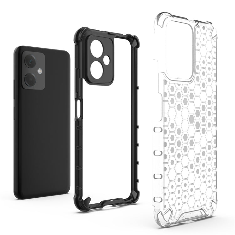 HONEYCOMB Tvrdený kryt pre Xiaomi Redmi Note 12 5G - zelený