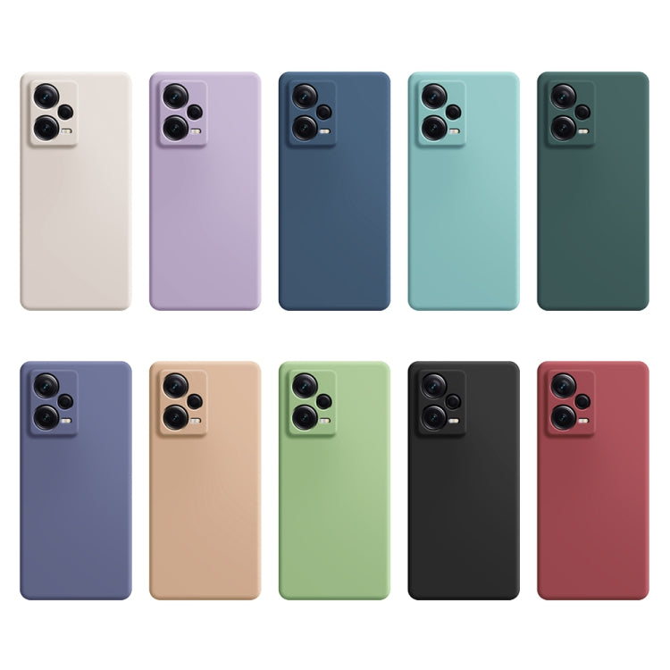 MATT Silikónový obal pre Xiaomi Redmi Note 12 5G - červený