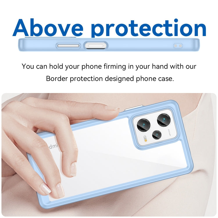 ACRYLIC Zadný kryt pre Xiaomi Redmi Note 12 Pro+ 5G - modrý