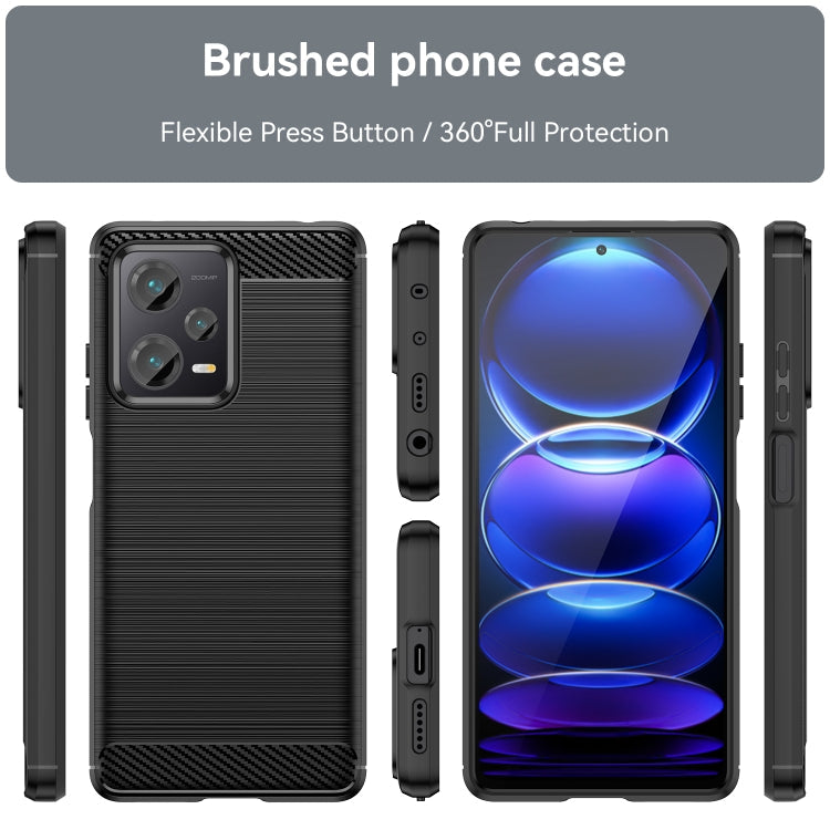 CARBON Zadný obal pre Xiaomi Redmi Note 12 Pro+ 5G - čierny