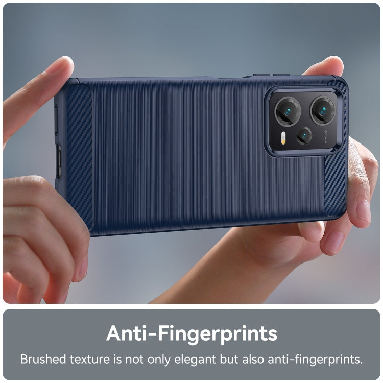 CARBON Zadný obal pre Xiaomi Redmi Note 12 Pro+ 5G - modrý