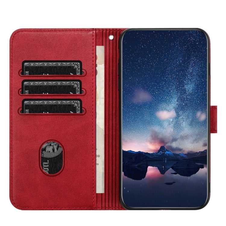 TREE Knižkové puzdro pre Xiaomi Redmi Note 12 Pro 5G - červené