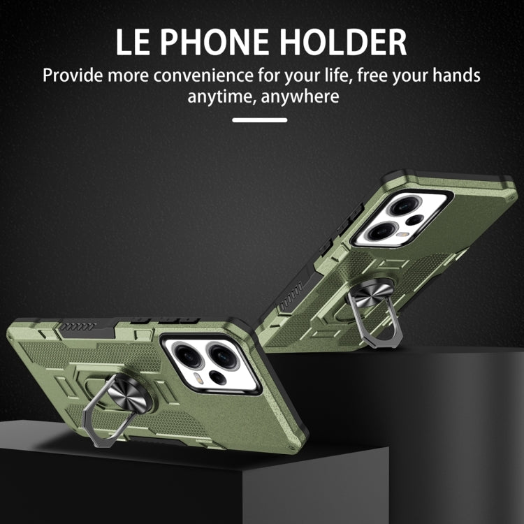 HOLDER ARMOR Tvrdený kryt pre Xiaomi Redmi Note 12 Pro 5G - zelený