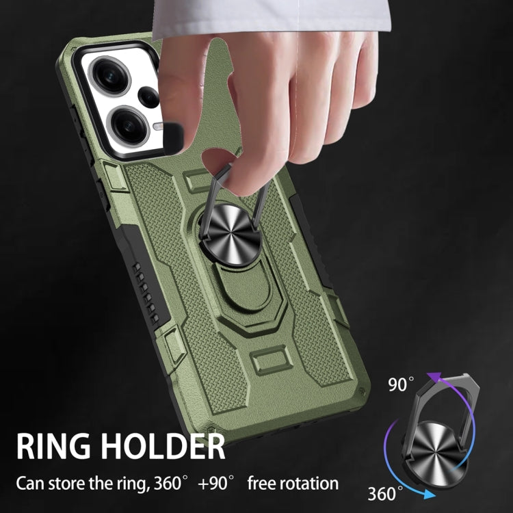 HOLDER ARMOR Tvrdený kryt pre Xiaomi Redmi Note 12 Pro 5G - zelený