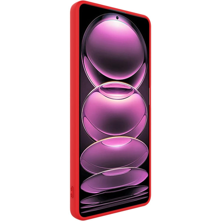 MATT Silikónový obal pre Xiaomi Redmi Note 12 Pro 5G - červený