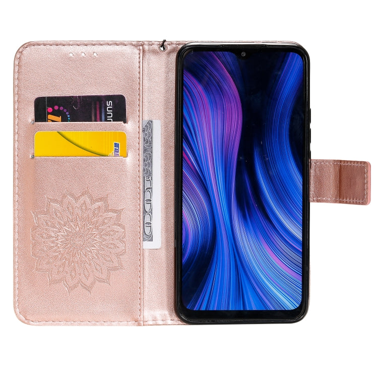MANDALA Knižkové puzdro pre Xiaomi Redmi 9 - ružové