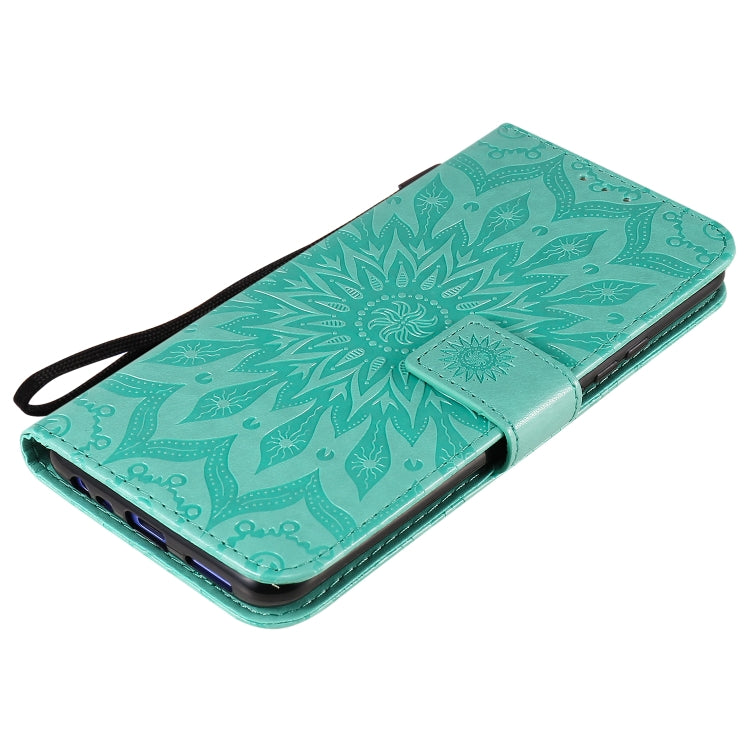 MANDALA Knižkové puzdro pre Xiaomi Redmi 9 - zelené