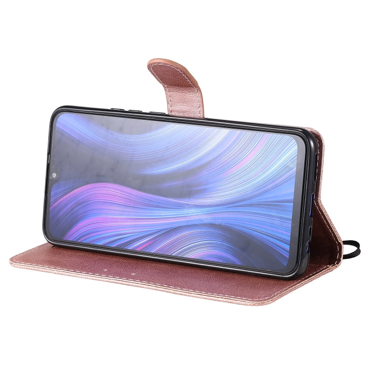 SOLID Knižkové puzdro pre Xiaomi Redmi 9 - ružové