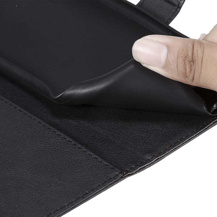 SOLID Knižkové puzdro pre Xiaomi Redmi 9 - čierne