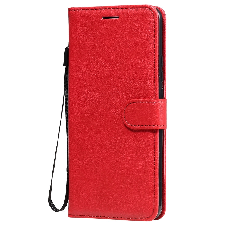 SOLID Knižkové puzdro pre Xiaomi Redmi 9 - červené