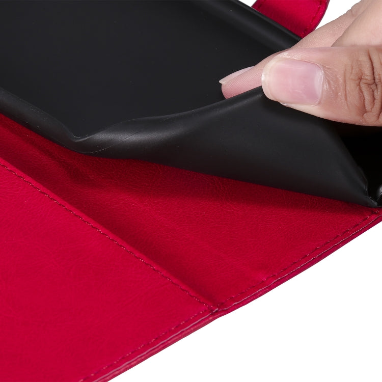 SOLID Knižkové puzdro pre Xiaomi Redmi 9 - červené